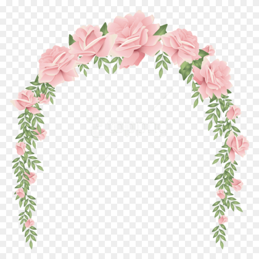 841x840 Free Rose Arch Decorative Transparent Garden Wedding Invitation Designs, Plant, Petal, Flower HD PNG Download