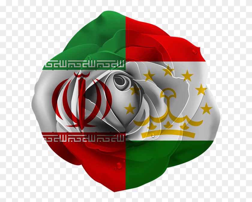 640x613 Descargar Png Rosa, Irán, Tayikistán, Ilustración Gratis, Rosa, Planta, Texto, Deporte Hd Png