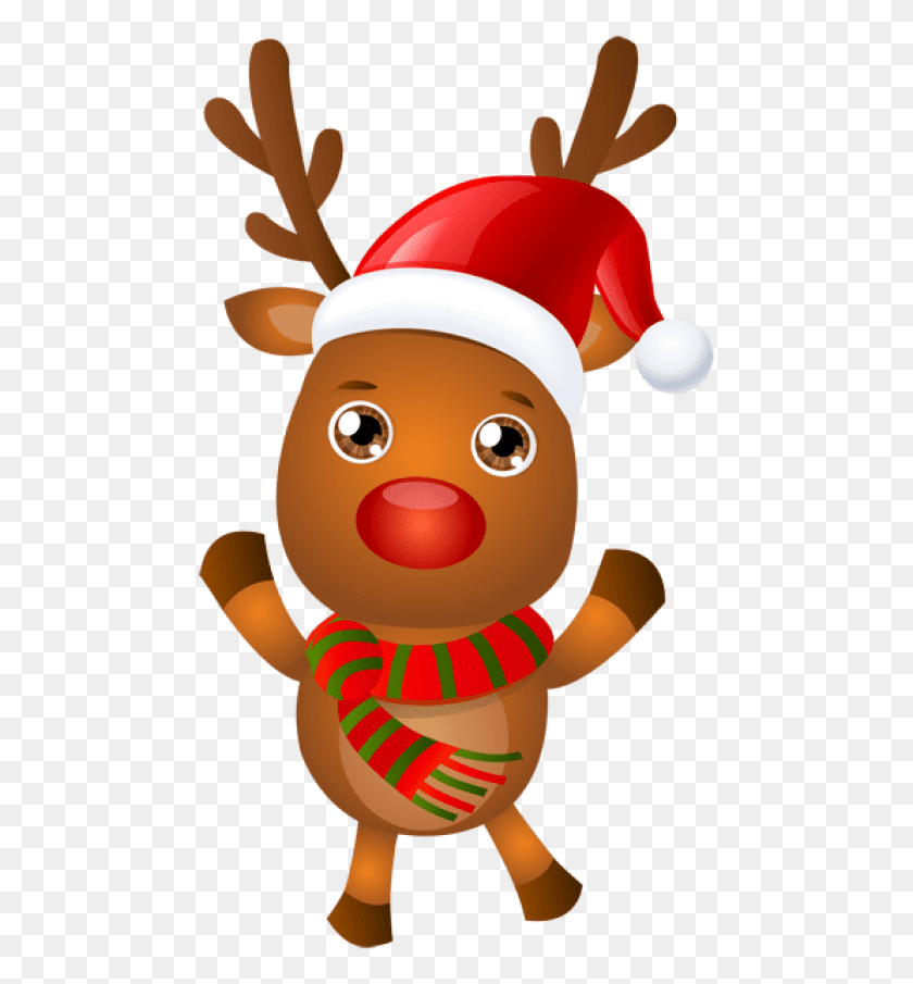 480x845 Free Rudolph Reindeer Transparent Clipart Reindeer, Toy, Elf, Food HD PNG Download