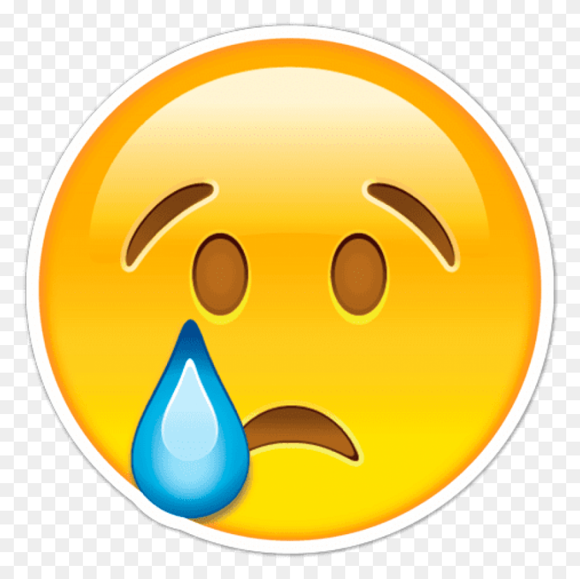 850x849 Descargar Png Triste Emoji Imágenes De Fondo Diferentes Tipos De Emoji, Etiqueta, Texto, Cubiertos Hd Png