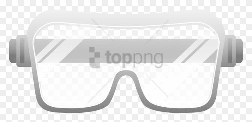 850x379 Free Safety Goggles Icons Illustration, Glasses, Accessories, Accessory HD PNG Download
