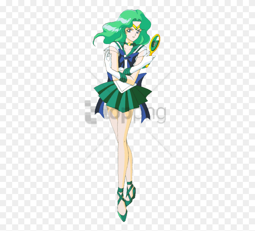 295x702 Free Sailor Neptune Image With Transparent Sailor Neptune Character, Costume, Person, Human HD PNG Download