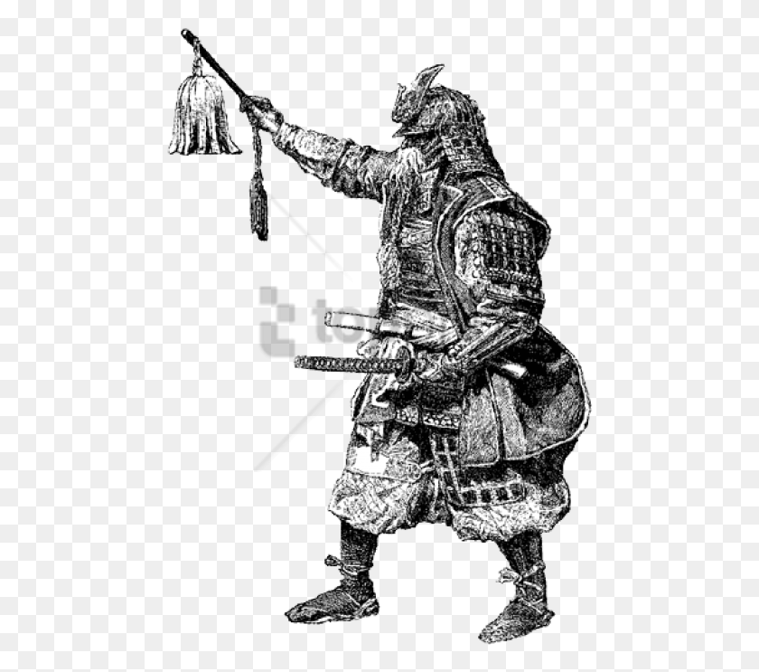 472x683 Бесплатное Изображение Самурая С Прозрачным Фоном Древний Японский Воин Самурай, Человек, Человек, Крест Png Скачать