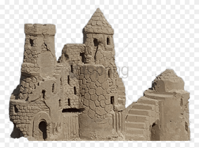 828x598 Free Sand Castle Image With Transparent Background Sand Castle Transparent Background, Soil, Archaeology, Ruins HD PNG Download