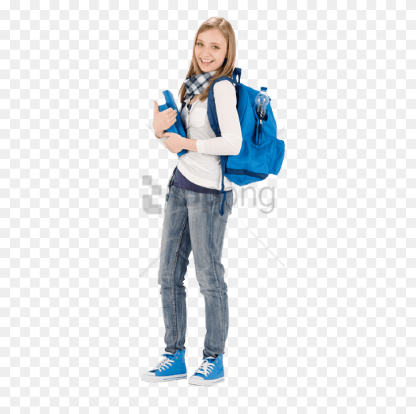 326x775 Free School Kids Walking Image With Transparent Student Walking No Background, Person, Human, Pants HD PNG Download