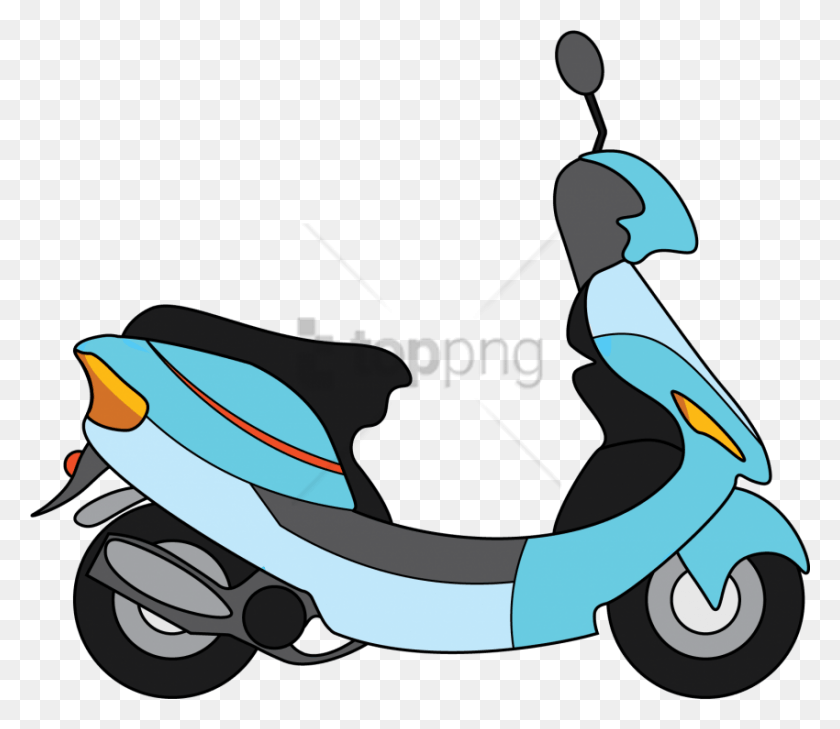 850x730 Free Scooter Image With Transparent Background, Vehicle, Transportation, Motorcycle HD PNG Download