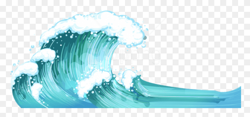 843x361 Free Sea Waves Images Background Waves, Outdoors, Water, Nature Hd Png Descargar