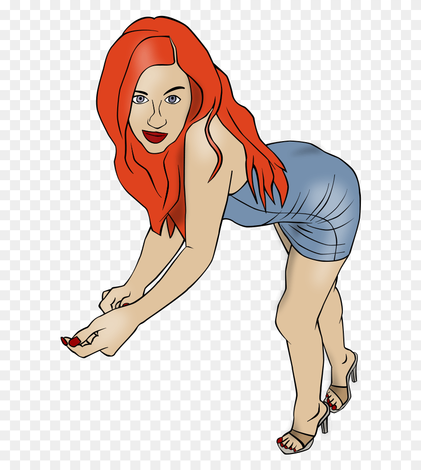 602x879 Free Sexy Woman Cartoon, Person, Human, Clothing HD PNG Download