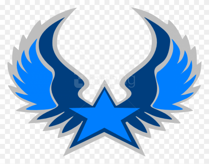 850x655 Free Shield With Wings Image With Transparent Royal Warriors Logo, Symbol, Star Symbol, Animal HD PNG Download