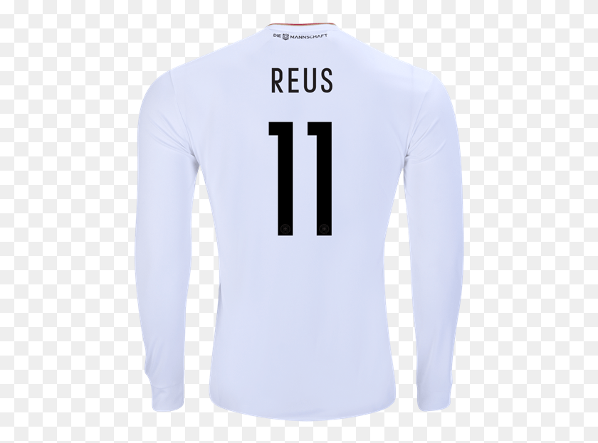 465x563 Free Shipping 2017 Germany Marco Reus 11 Long Sleeve Long Sleeved T Shirt, Clothing, Apparel, Shirt HD PNG Download