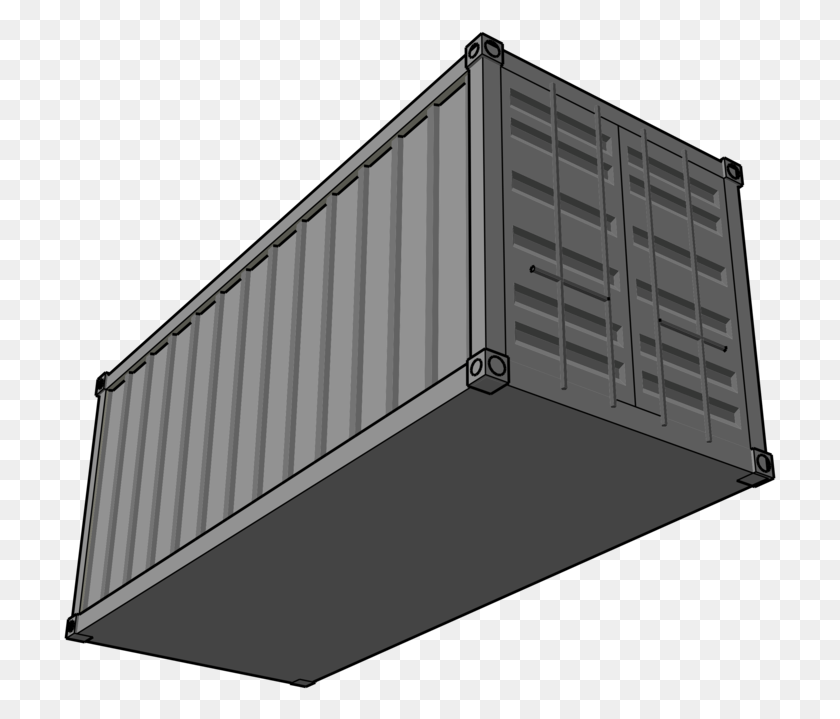 713x659 Free Shipping Clipart Container Shipping Container Clipart, Shipping Container, Staircase, Freight Car HD PNG Download