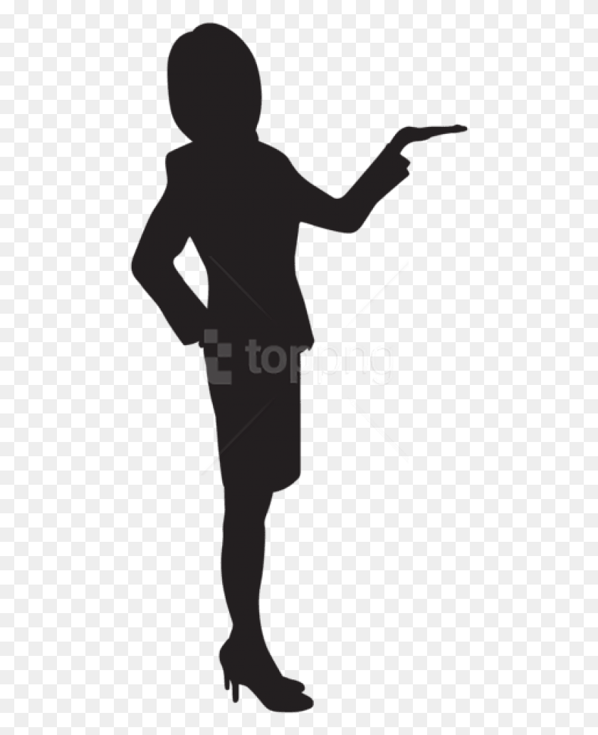 476x971 Free Showing Women Silhouette Portable Network Graphics, Person, Human, Hand HD PNG Download