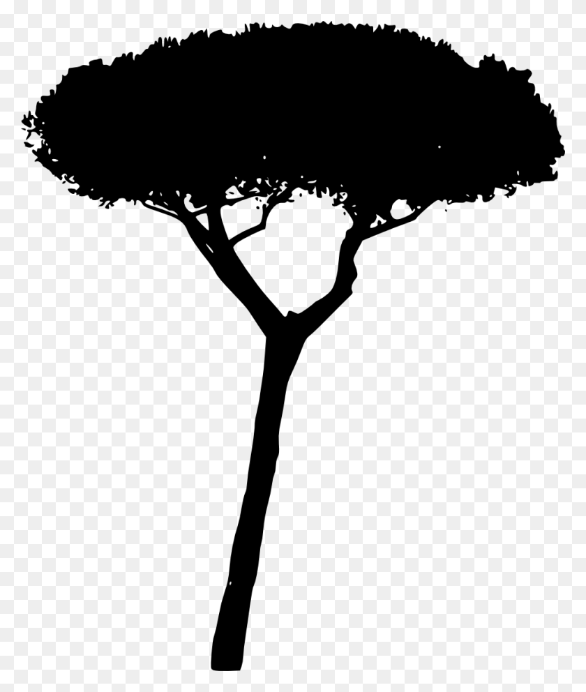 953x1139 Free Silhouette, Tree, Plant HD PNG Download