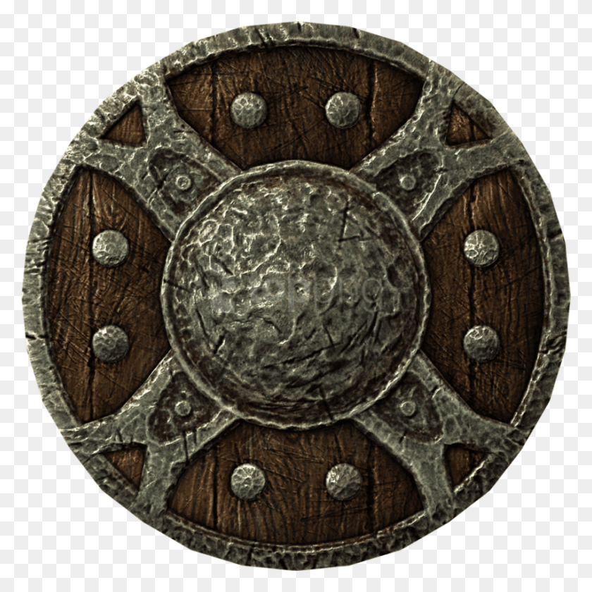 850x850 Free Silver Shield Image With Transparent Medieval Shield No Background, Armor, Wristwatch HD PNG Download