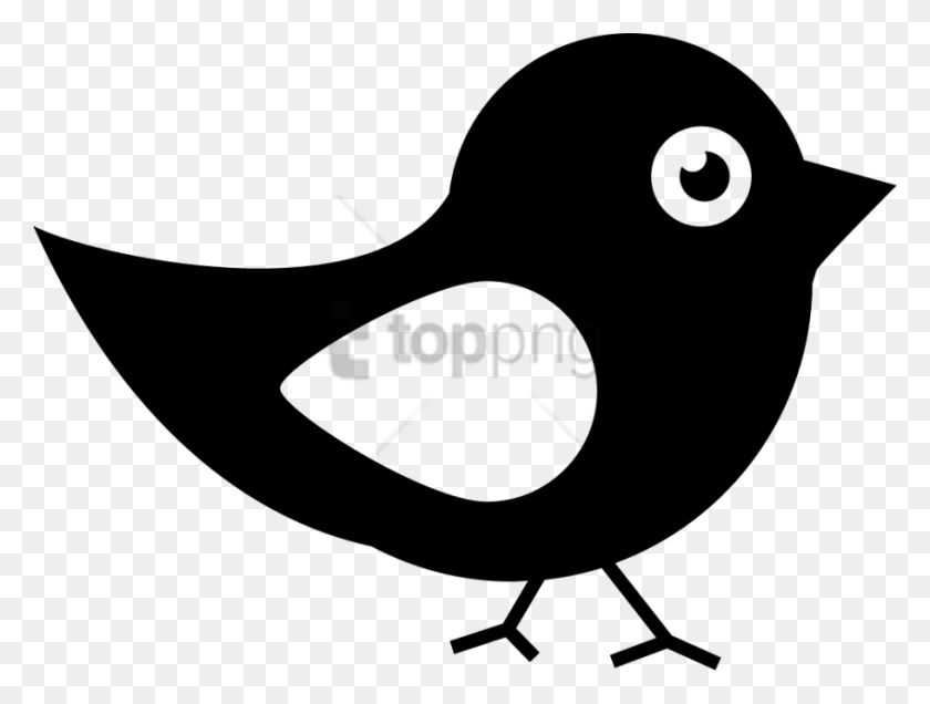 850x628 Черно-Белые Изображения Птиц Поющие Птицы Png Изображения