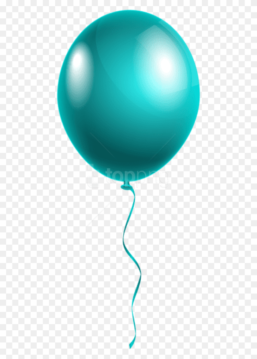 471x1114 Free Single Modern Blue Balloon Images Single Balloon Transparent Background, Ball HD PNG Download