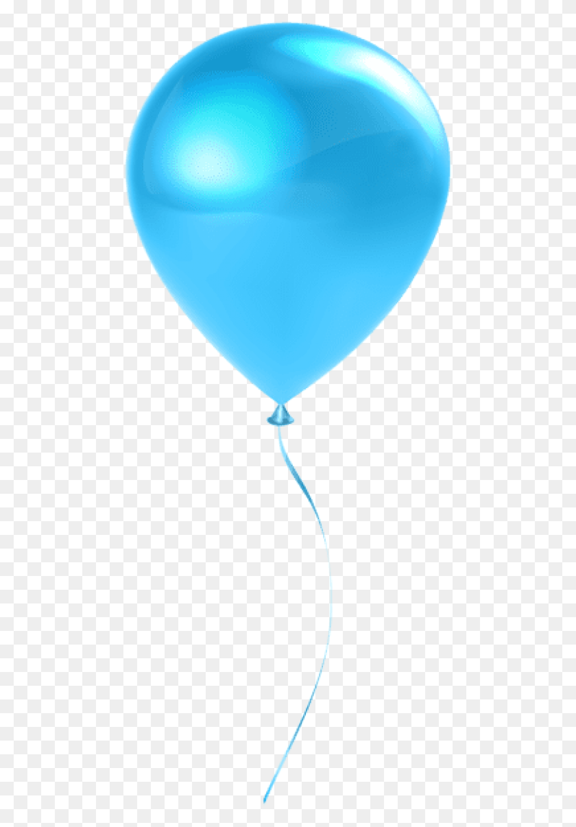 479x1146 Free Single Sky Blue Balloon Transparent Baby Blue Balloon Clipart Fondo Transparente, Bola Hd Png Descargar