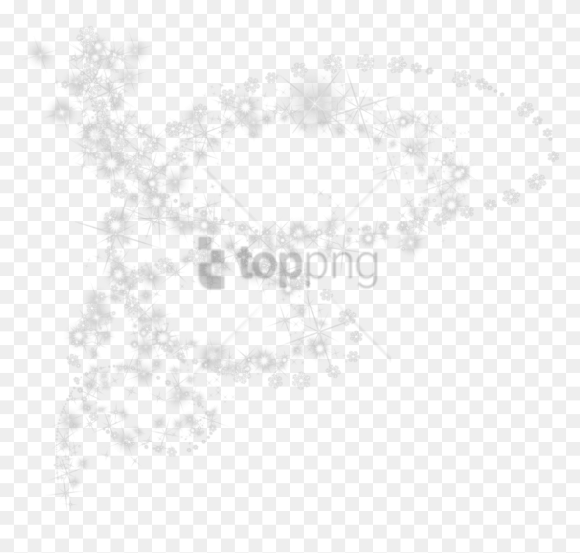 804x764 Free Snowflake Frame Transparent Image With Sketch, Pattern, Graphics HD PNG Download