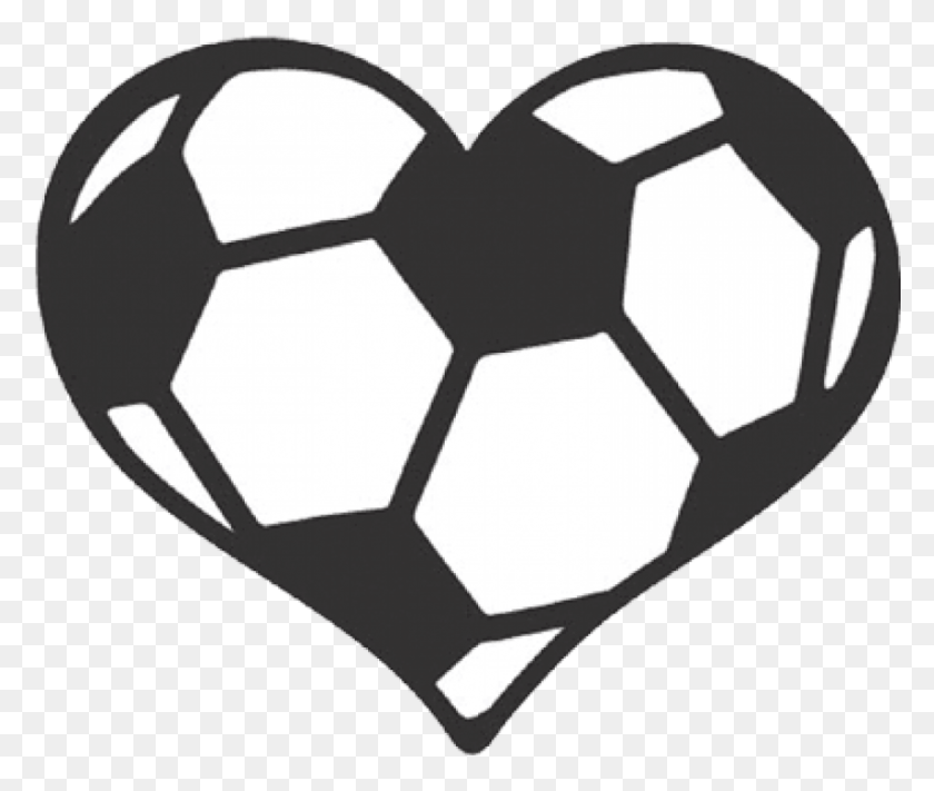 850x710 Free Soccer Ball Heart Images Background Soccer Ball Heart Svg, Ball, Soccer, Football HD PNG Download