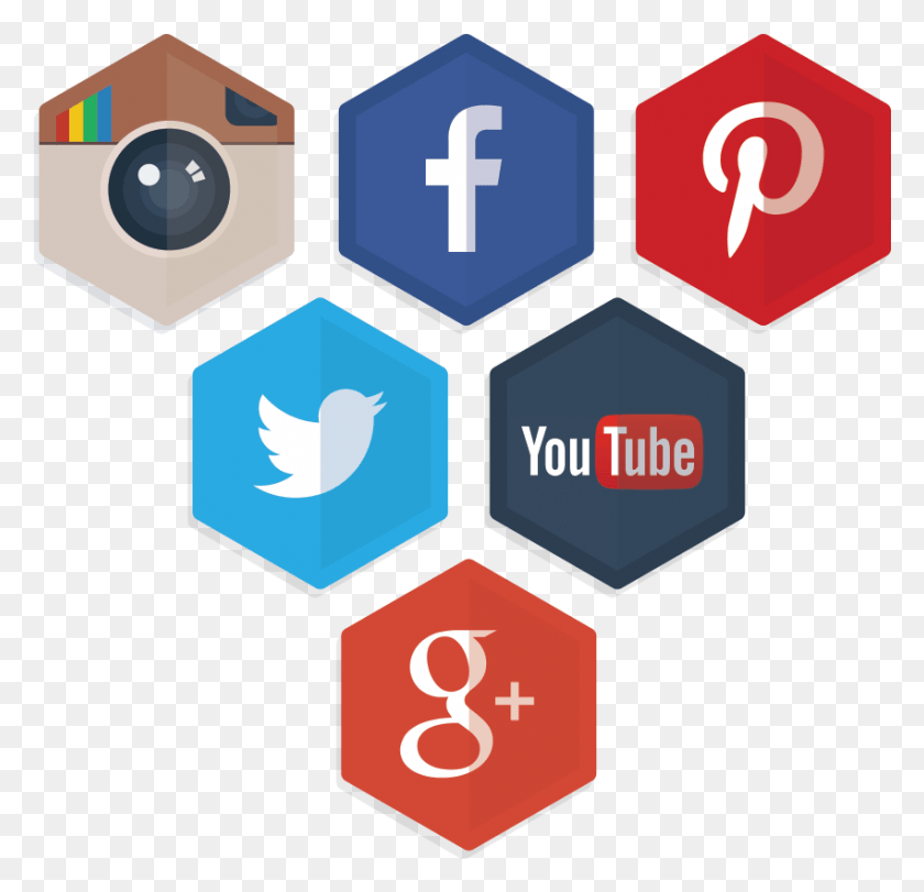 850x819 Free Social Media Icons Youtube, Word, Text, Bird HD PNG Download