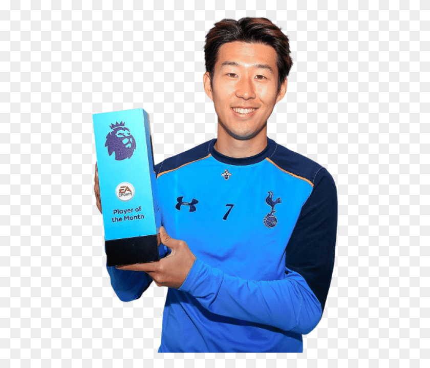 480x658 Free Son Heung Min Potm Images Background Premier Player Of The Month, Person, Human, Clothing HD PNG Download