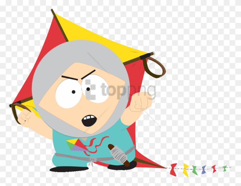 850x643 Free South Park The Fractured But Whole Human Kite South Park The Fractured But Whole Human Kite, Face, Clothing, Apparel HD PNG Download