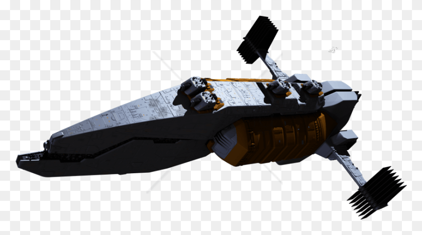 845x443 Free Spaceship Image With Transparent Background Sci Fi Ship, Aircraft, Vehicle, Transportation HD PNG Download