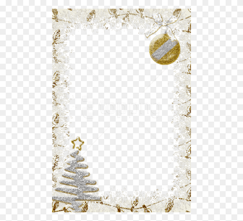480x703 Free Sparkling Silver Transparent Christmas Photo Silver Christmas Frame, Paper, Text, Plant HD PNG Download