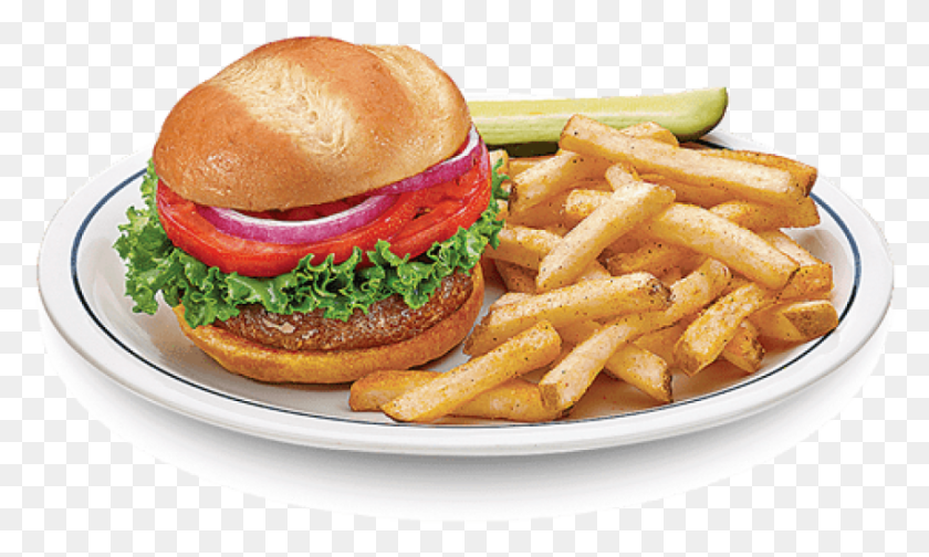 850x484 Free Spicy Chicken Ranch Sandwich Patty, Burger, Food, Fries HD PNG Download