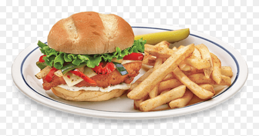 850x418 Free Spicy Chicken Ranch Sandwich Slider, Burger, Food, Meal HD PNG Download