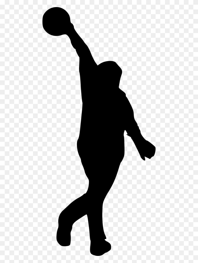 480x1053 Free Sport Bowling Silhouette Silhouette Bowling, Person, Human HD PNG Download