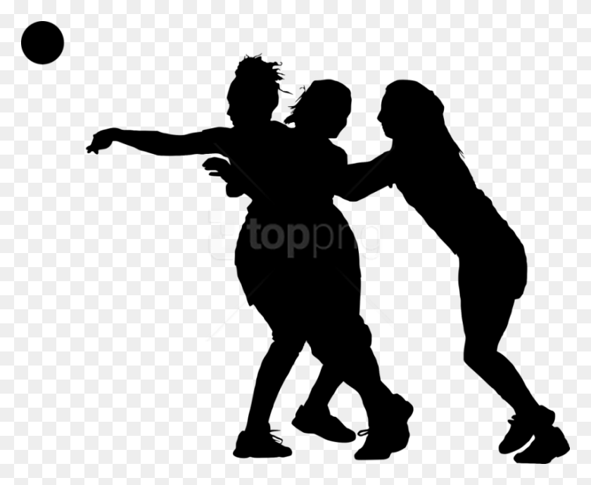 850x687 Free Sport Handball Silhouette Images Transparent Silhouette, Ninja, Person, Human HD PNG Download