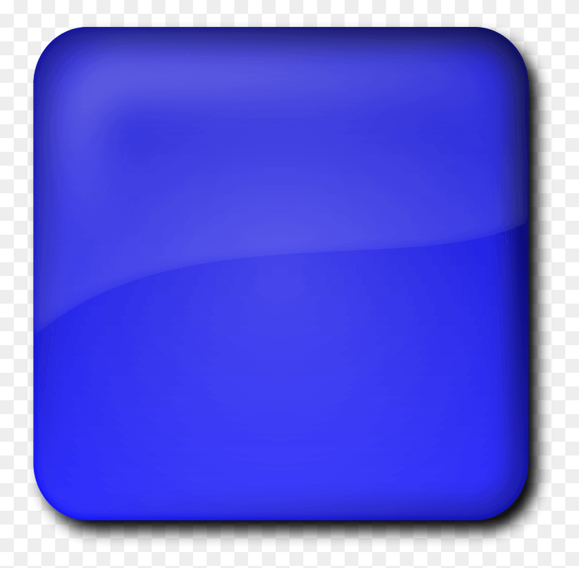 764x763 Descargar Png Botón Cuadrado Cliparts Gratis Clip Art Azul 3D Cuadrado, Texto, Luz, Estera Hd Png