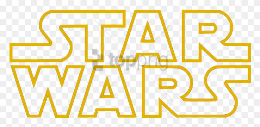 851x381 Free Star Wars Logo Transparent Background, Text, Alphabet, Number HD PNG Download