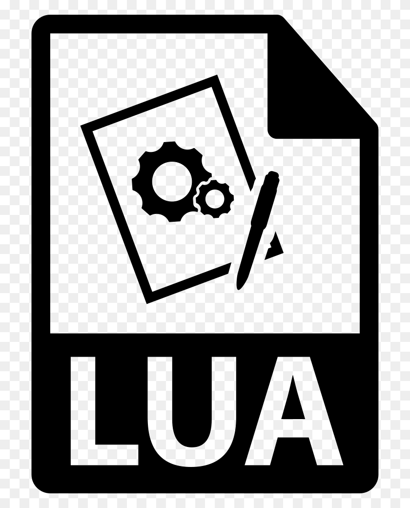 712x980 Free Stock Lua File Format Symbol Svg Icon Free Lua Icon, Label, Text, Number HD PNG Download