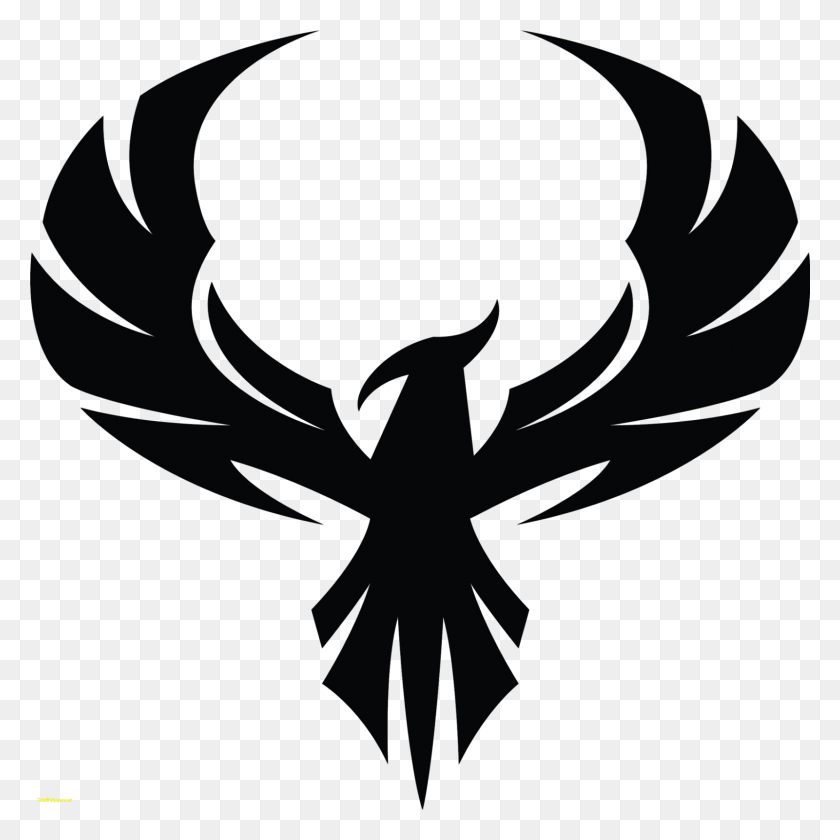 1600x1600 Free Stock Phoenix Bird Clipart Silhouette Of A Phoenix, Symbol, Emblem HD PNG Download