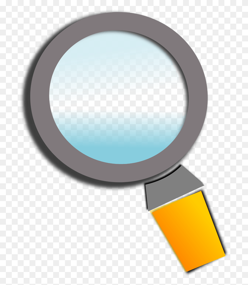 711x904 Free Stock Photo Illustration Of A Circle, Magnifying, Tape HD PNG Download