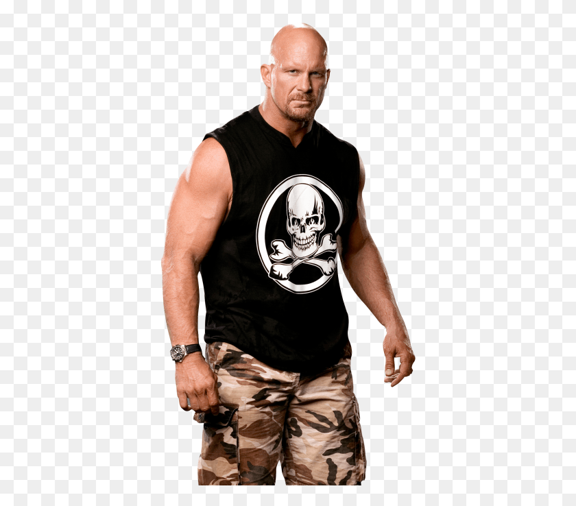 373x678 Free Stone Cold Steve Austin Images Vest, Clothing, Apparel, Person HD PNG Download