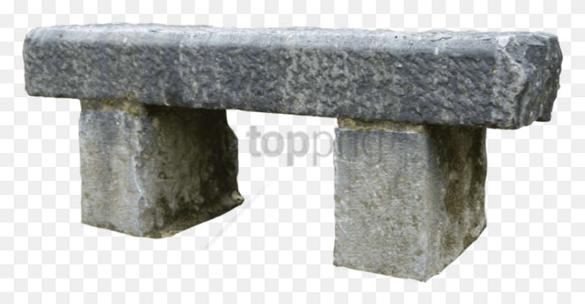837x405 Free Stones Image With Transparent Background Stone, Furniture, Building, Axe HD PNG Download