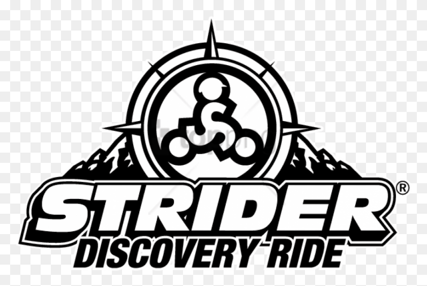 850x548 Free Strider Bike Logo Image With Transparent Strider Bike, Text, Symbol, Trademark HD PNG Download