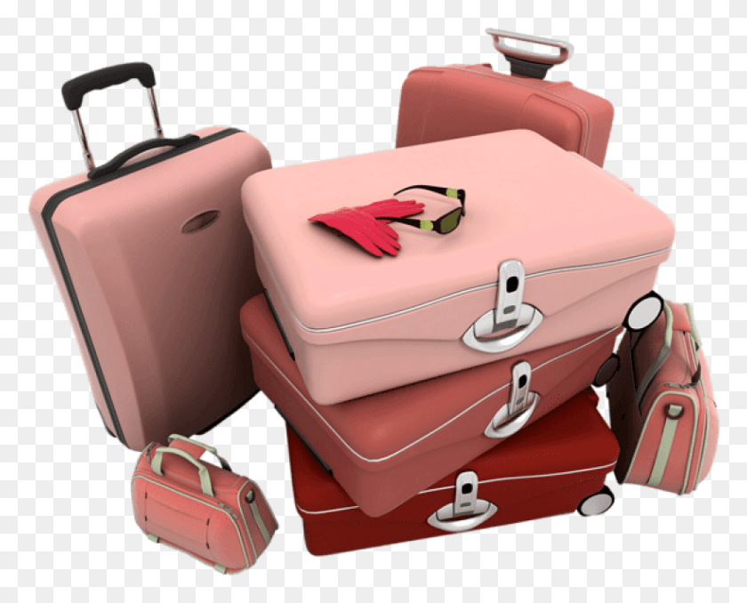819x649 Free Suitcases Images Transparent Suitcases, Luggage, Suitcase, Bag HD PNG Download