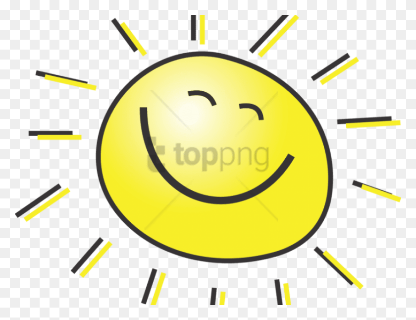 850x638 Free Sunny Face Image With Transparent Background Sun Animation, Clothing, Apparel, Cowboy Hat HD PNG Download