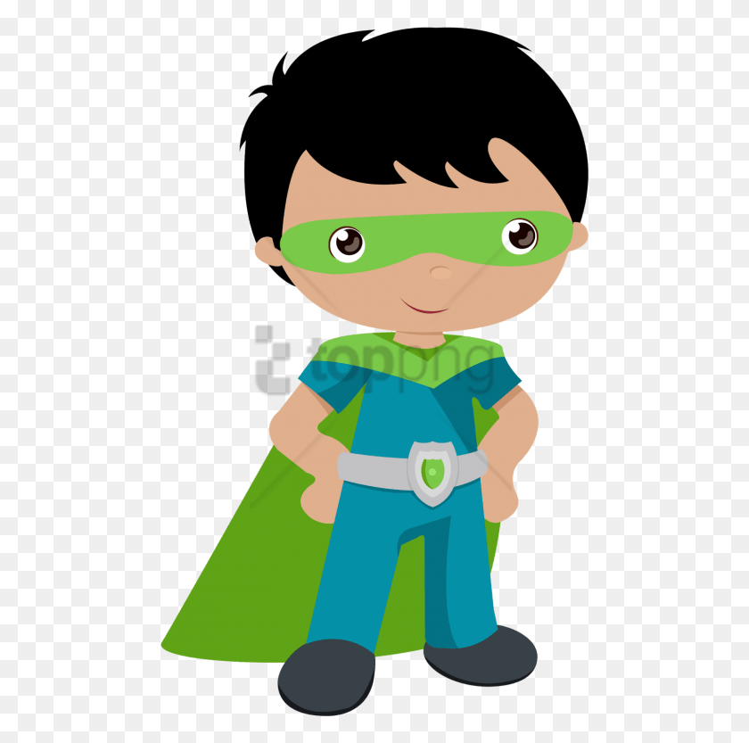480x773 Free Super Hero Kids Images Background Superhero Clipart, Elf, Toy, Green HD PNG Download