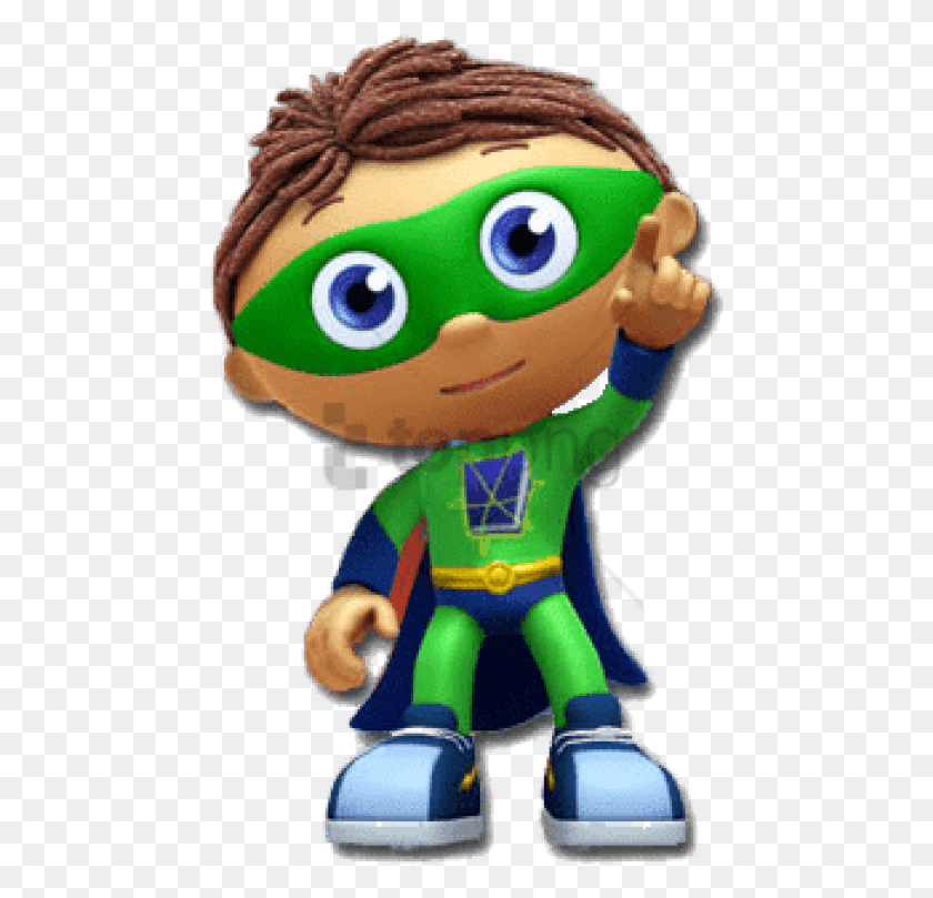 463x749 Free Super Why Holding Up Finger Clipart Super Y Cartoon Character, Toy, Plush, Figurine HD PNG Download
