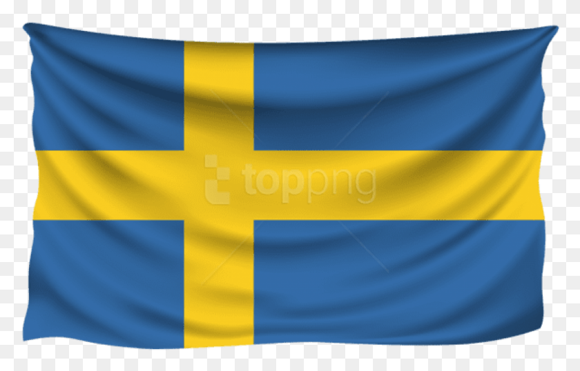841x516 Descargar Png Bandera Arrugada De Suecia, Suecia, Primeros Auxilios, Logotipo, Símbolo Hd Png