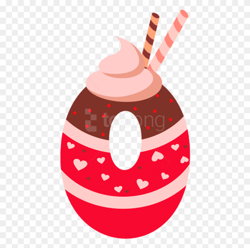 440x773 Free Sweet Number Zero Images Transparent Numbers Style Clipart, Food, Dessert, Egg HD PNG Download