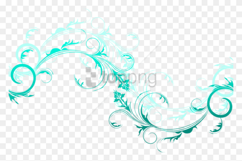 850x548 Free Swirl Line Design Image With Transparent Swirl Line Design Transparent Background, Graphics, Floral Design HD PNG Download