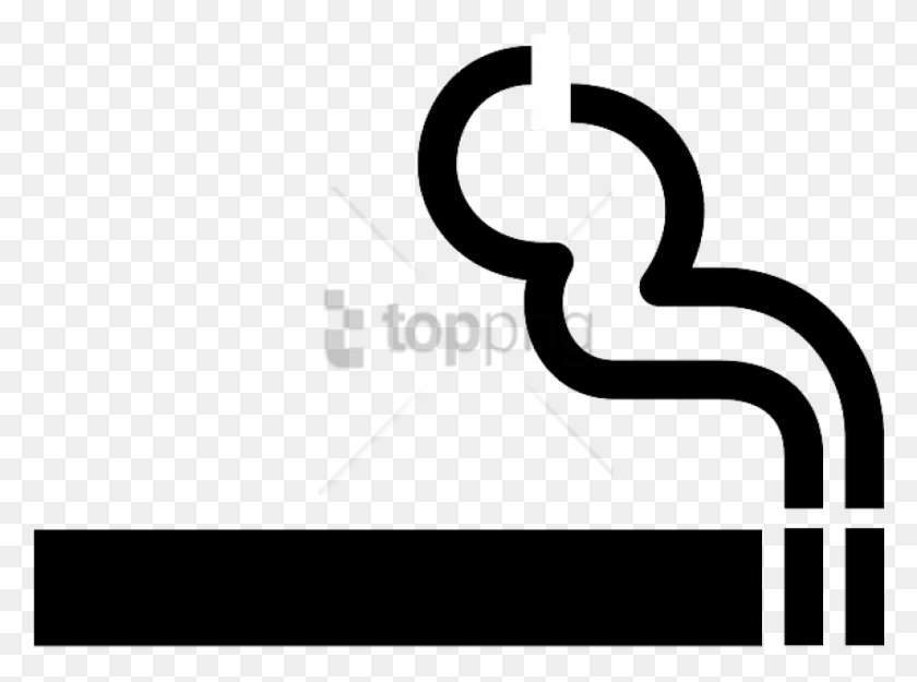 850x616 Descargar Png Símbolo Para Fumar Imágenes De Fondo Fumar Clip Art, Número, Texto, Martillo Hd Png