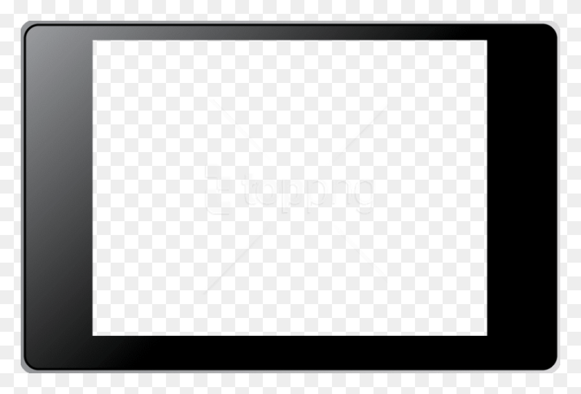 850x556 Descargar Png Tableta De Video Marco De Imágenes Transparente Ipad Mini Plantilla, Pantalla, Electrónica, Monitor Hd Png