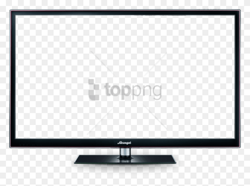 850x616 Free Television Vector Image With Transparent Led Backlit Lcd Display, Monitor, Screen, Electronics HD PNG Download